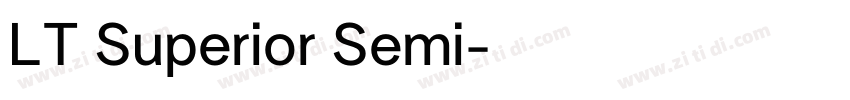 LT Superior Semi字体转换